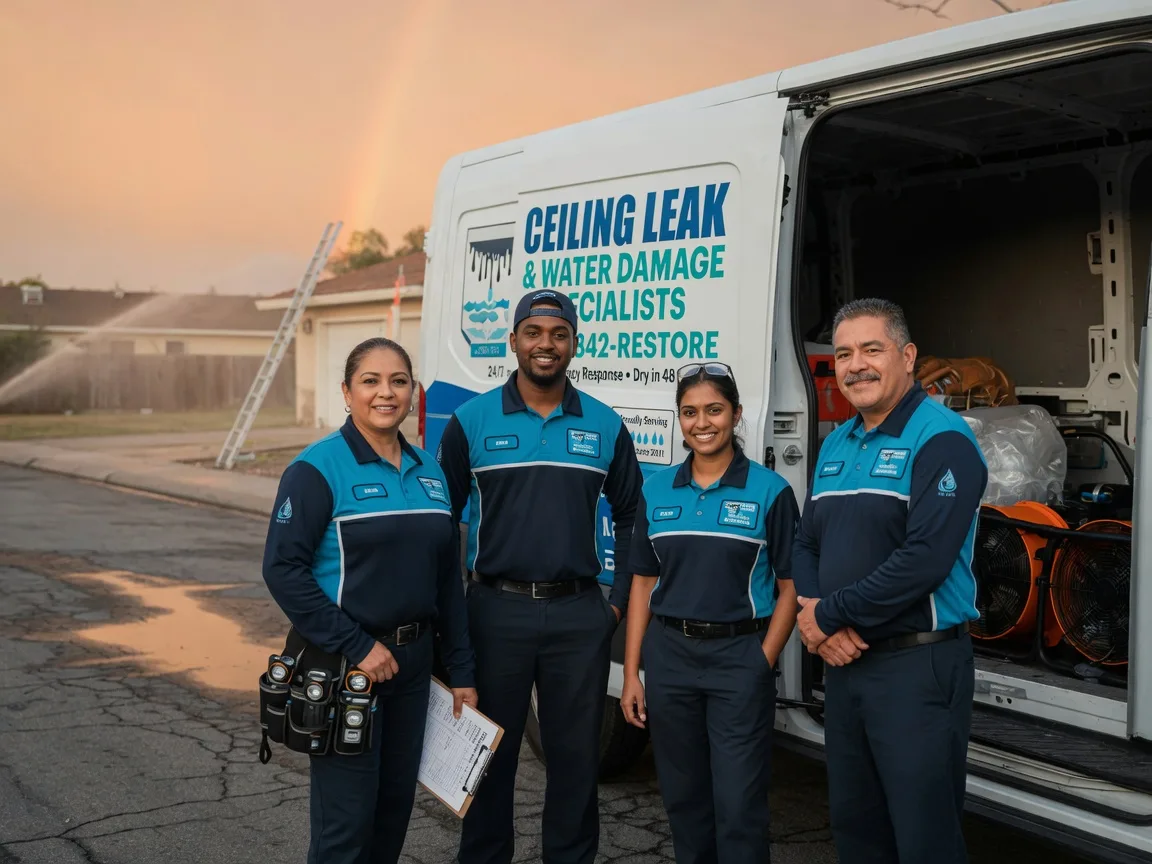 Ceiling Leak Cleanup company in Greenbush, MN